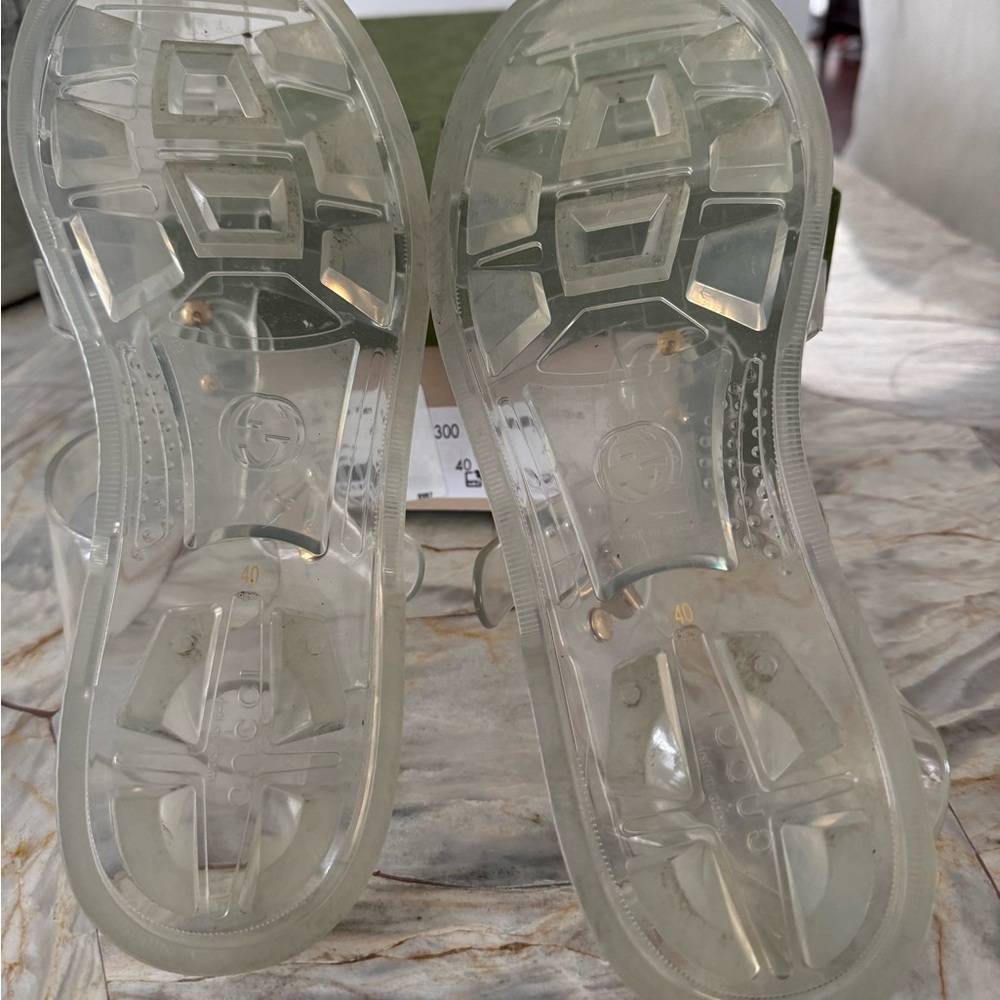 Gucci Transparent Sandals